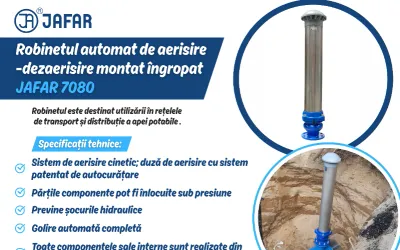 Robinet automat de aerisire-dezaerisire montat îngropat JAFAR 7080