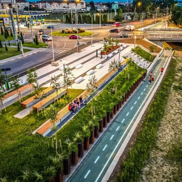 Sibiu pedalează spre viitor: Pista de biciclete de-a lungul Râului Cibin aduce noutăți tehnice și funcționale pentru infrastructura velo din România