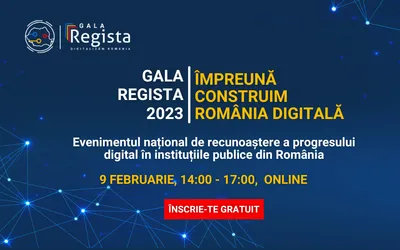 Au început înscrierile la Gala Regista Online - evenimentul național de recunoaștere a progresului digital în instituțiile publice din România