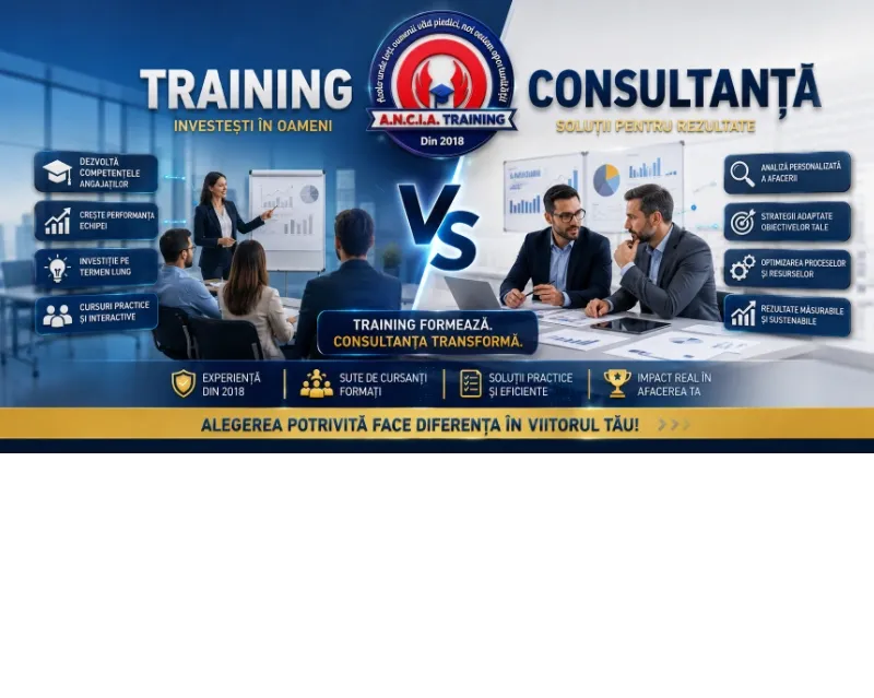 Training vs. Consultanță