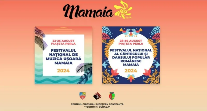 În luna august 2024, stațiunea Mamaia va fi gazda a două evenimente culturale remarcabile