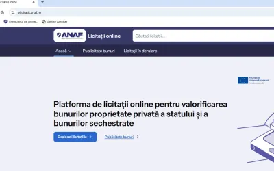 ANAF lansează platforma eLicitațiiANAF: noi oportunități pentru primării și mediul economic local