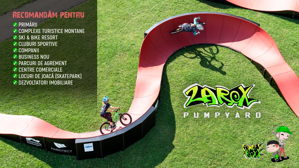 Investitie in tineri cu costuri mici - Pumptrack Modular