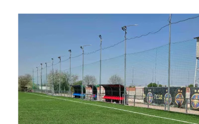 Plasă protecție teren sport 3,2 mm grosime, 120 mm ochi