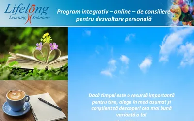 Program individualizat de consiliere online pentru dezvoltare personală