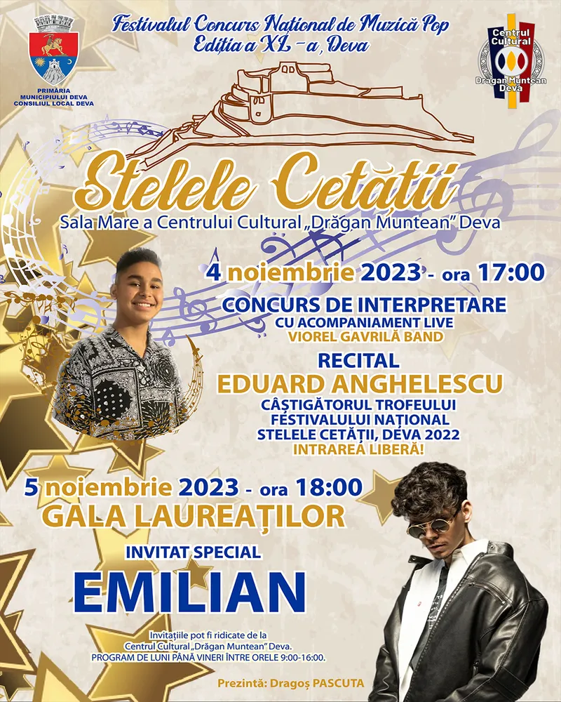Finala celei de-a XL-a ediții a Festivalului Concurs Național de Muzică Pop „Stelele Cetății”