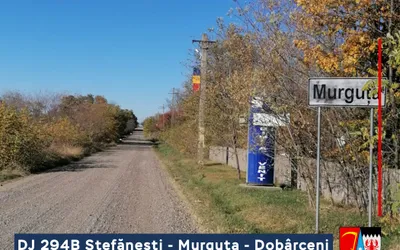 Licitație pentru modernizarea drumului județean  Dobârceni – Murguța – Ștefănești