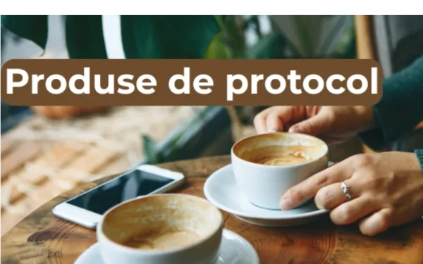 Produse de protocol pentru întâlniri, ședințe și evenimente organizate intern