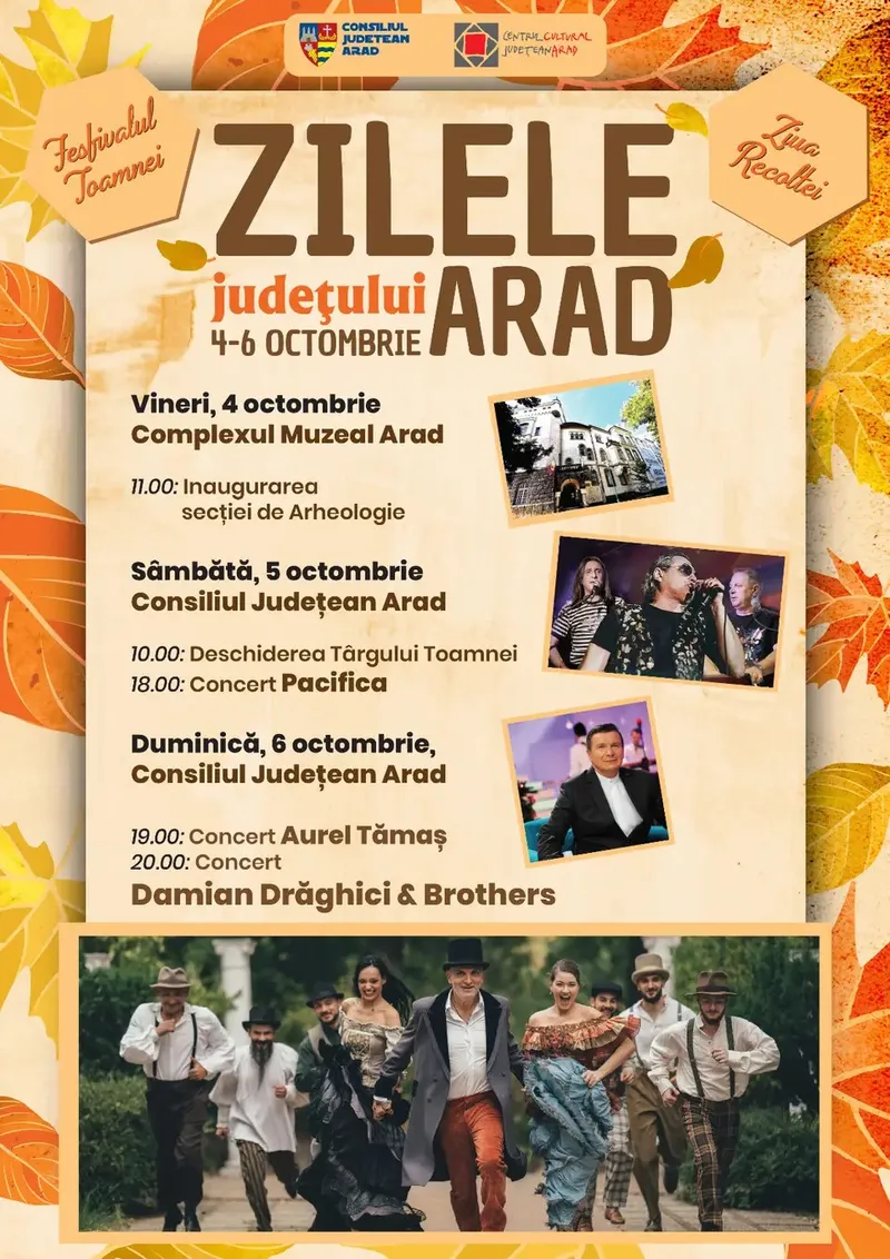 Zilele Județului Arad, Ediția I, 4-6 octombrie 2024