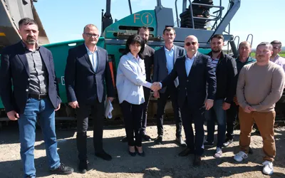 Lucrări avansate pe drumului județean Avrămeni – Panaitoaia –  Dimitrie Cantemir - Mitoc