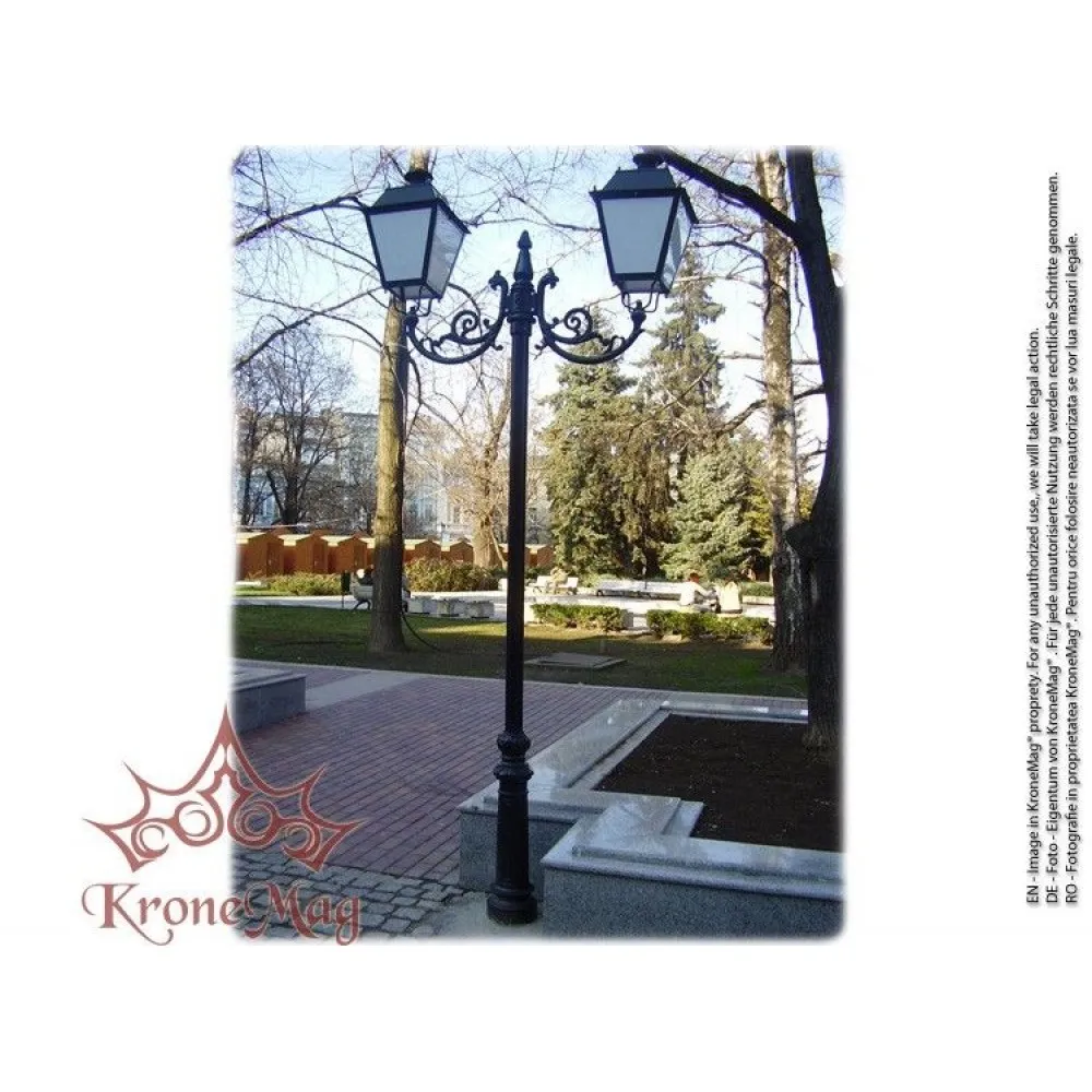 Stalp Decorativ Iluminat Extern Villa-C2