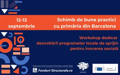 Schimb de experiență cu Primăria Barcelona: Cum se construiesc programele pentru inovarea socială la nivel local