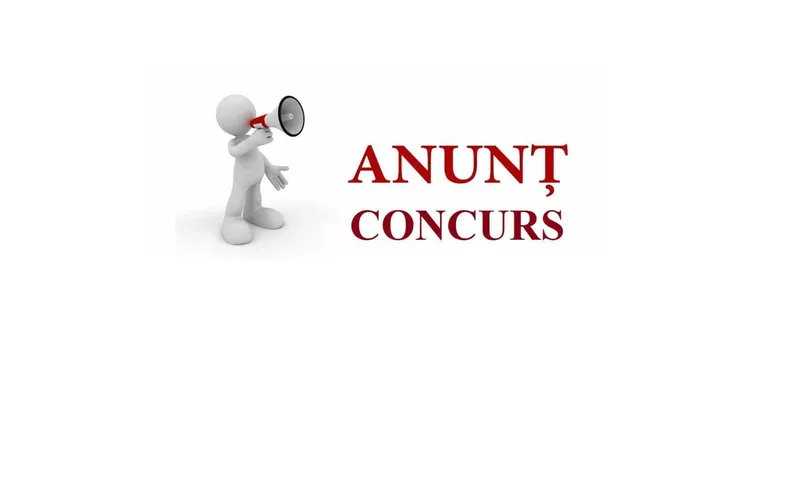 Anunț - Concurs de recrutare în data de 16.08.2022