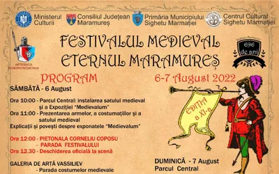 Pe 6 și 7 august va avea loc Festivalul Medieval Eternul Maramureș