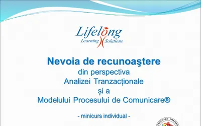 Nevoia de recunoaștere - curs prin corespondență în format pdf