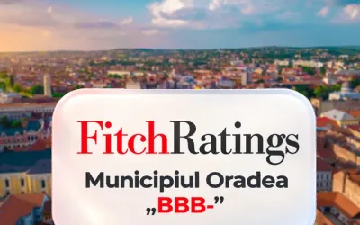 Fitch reconfirmă ratingul Municipiului Oradea la „BBB-” cu perspectivă negativă; SCP „a-”