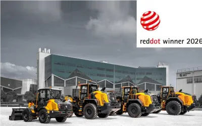 Încărcătoare frontale LiuGong Dressta seria T pentru primării – noua generație premiată Red Dot 2026, garanție 3 ani (5 ani la electrice) și service mobil 24/7 național