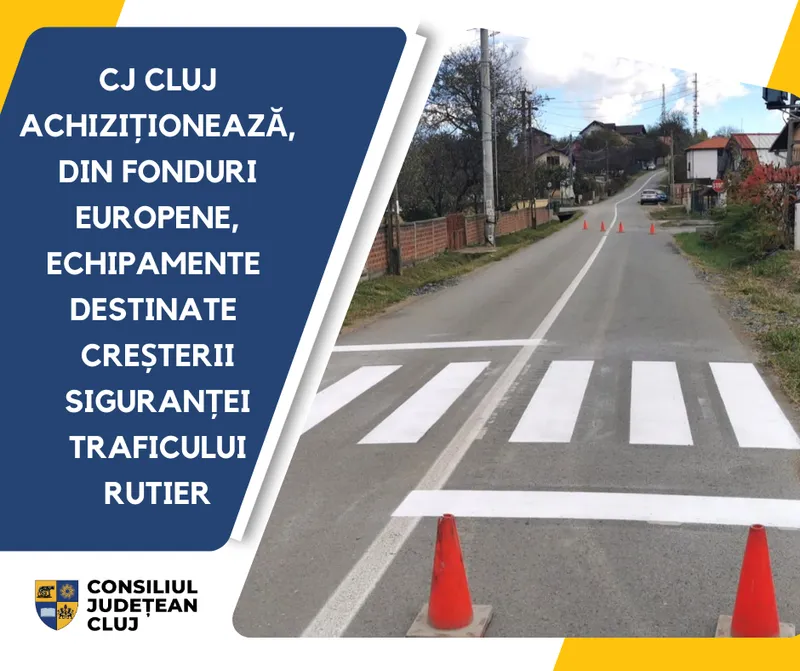 Consiliul Județean achiziționează, din fonduri europene, echipamente electrice destinate creșterii siguranței traficului rutier