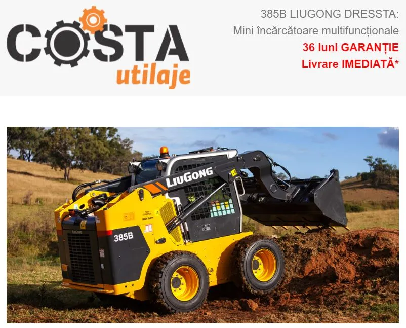 385B LIUGONG DRESSTA: Mini încărcătoare multifuncționale 36 luni GARANȚIE Livrare IMEDIATĂ*