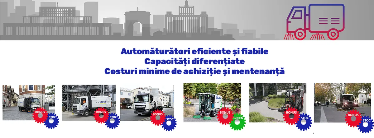 Solutiile perfecte pentru curatenia eficienta a oraselor si aleilor