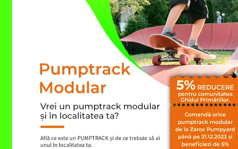 Vrei un pumptrack modular și în localitatea ta?