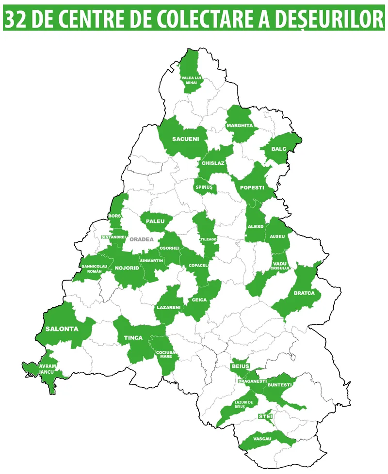 24 de oferte pentru realizarea a 16 centre de colectare a deșeurilor mari