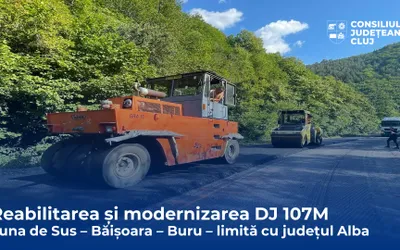 Lucrările de modernizare a DJ 107M avansează rapid