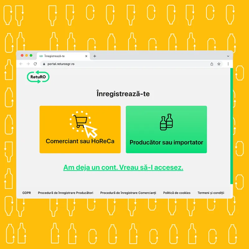 A început înregistrarea obligatorie a comercianților în Sistemul  de Garanție-Returnare