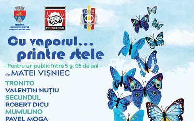 Trupa de teatru „Proscenium” vă invită „Cu vaporul printre stele”!
