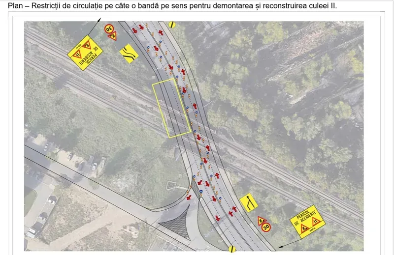 Restricții de trafic pe strada Matei Corvin între 24 august și 4 septembrie 2026