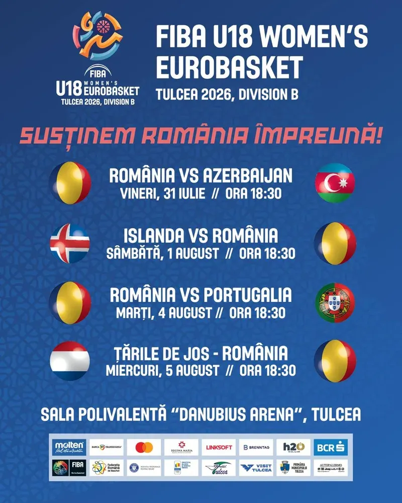 Campionat de baschet în Tulcea — comunicat primit fără conținut