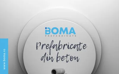 Soluții SMART pentru proiectele de infrastructură apă și canalizare:  Prefabricate din beton vibropresat BOMA