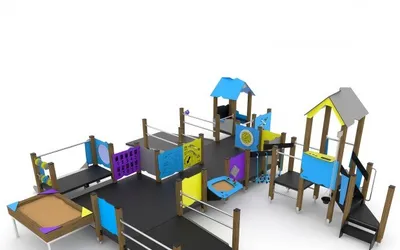 Amenajare spatii de joaca incluzive - Echipamente de joaca adaptate pentru copiii cu dizabilitati