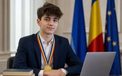 Răzvan‑Mihai Iacob, 17 ani, medaliat cu aur la ICO2026 și inclus în „100 de tineri pentru dezvoltarea României”