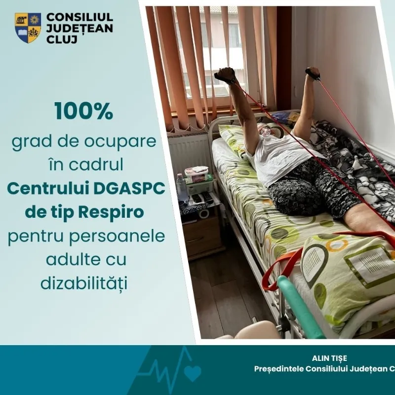 100% grad de ocupare în cadrul Centrului DGASPC de Tip Respiro pentru persoanele adulte cu dizabilități