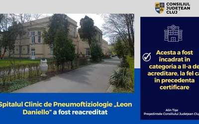 Spitalul Clinic de Pneumoftiziologie „Leon Daniello” a fost reacreditat cu succes