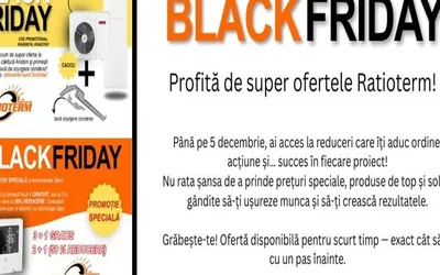 Black Friday RATIO TERM SRL