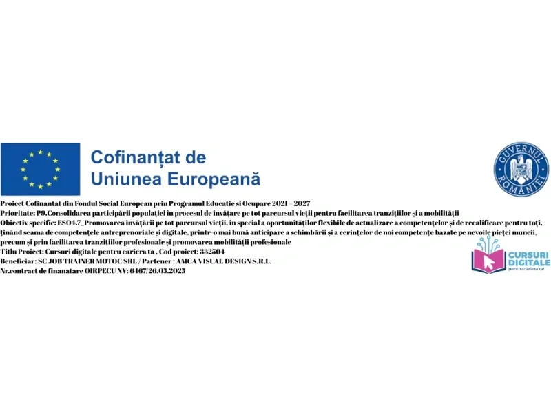 Dezvoltarea competențelor digitale și a cunoștințelor de securitate cibernetică în cadrul proiectului „Cursuri digitale pentru cariera ta!”