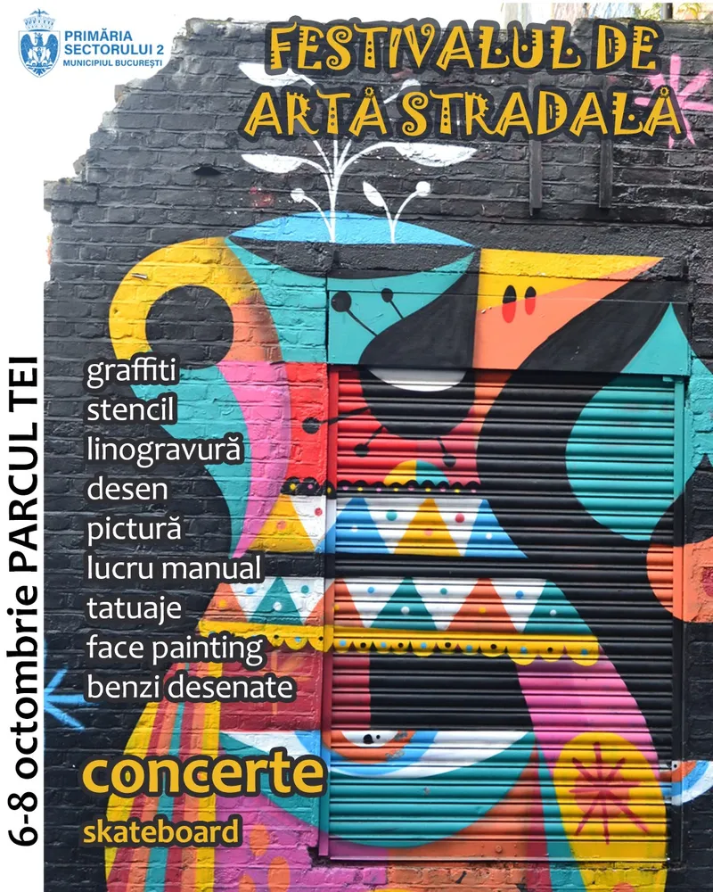 Sectorul 2 petrece la Festivalul de Artă Stradală