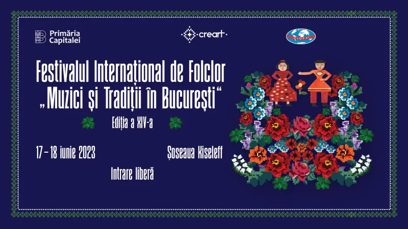 Tradiția continuă cu cea de-a XIV-a ediție a Festivalului Internațional de Folclor,  unicul eveniment de acest gen din Capitală