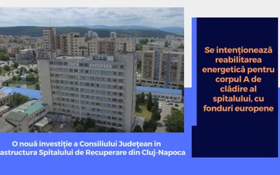 O nouă investiție a Consiliului Județean în infrastructura Spitalului de Recuperare din Cluj-Napoca