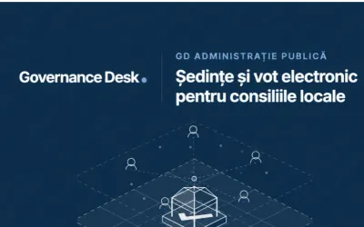 Primăriile și consiliile județene pot organiza gratuit o ședință pe Governance Desk, până la 1 decembrie 2026