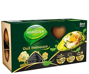 AVICOLA LUMINA a revoluționat piața ouălor de consum prin lansarea unor produse inovatoare: OUĂ OCHIOASE (îmbogățite cu luteină) și OUĂ INIMOASE  (îmbogățite cu Omega 3)