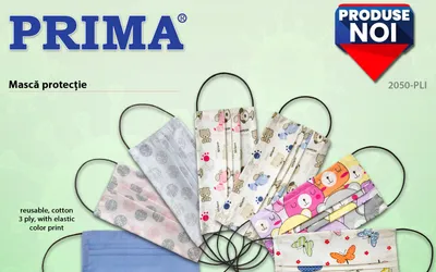 Va protejam cu Mastile din Bumbac PRIMA - Nou in stoc!