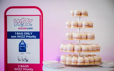 Wizz Air a sărbătorit 20 de ani de prezență în România la Târgu Mureș