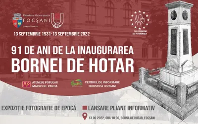 De Zilele Europene ale Patrimoniului, aniversăm 91 de ani de la  inaugurarea Bornei de Hotar