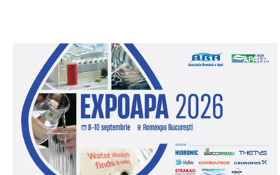 ExpoApa 2026 aduce la București aproape 90 de expozanți din 13 țări. Seceta și presiunea asupra resurselor de apă, în centrul ediției din acest an