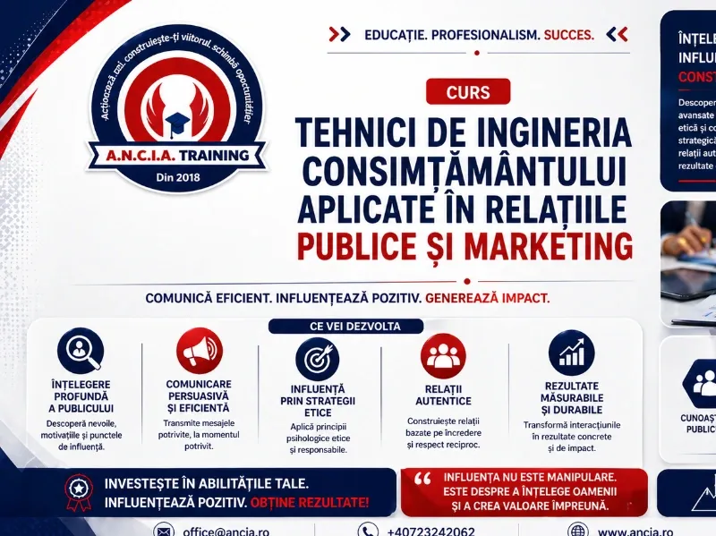 TEHNICI DE INGINERIA CONSIMTAMANTULUI APLICATE IN RELATII PUBLICE SI IN MARKETING
