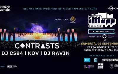 Sâmbătă, 23 septembrie, iMapp Bucharest: 12 ore de artă, tehnologie și bună dispoziție în Piața Constituției