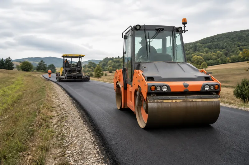 Consiliul Județean Cluj a executat lucrări de întreținere pe DJ 161J Roșieni–Geaca (km 0+000–7+100)